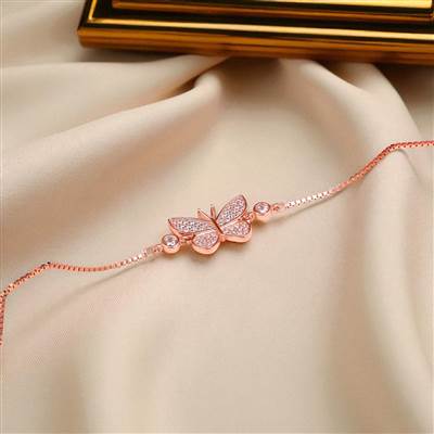 Butterfly Rosegold Bracelet