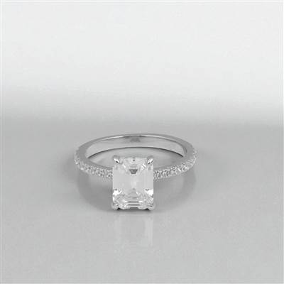 Emerald Cut Solitaire Ring