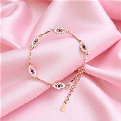 Evileye Rosegold Bracelet
