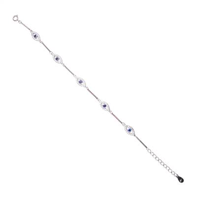 Evileye Silver Bracelet