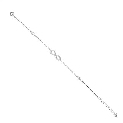 Infinity Silver Bracelet